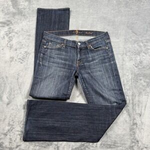 7 For All Mankind Mens Jeans 30x31 Dark Wash Bootcut Western USA Denim Y2K